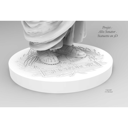 Alix Senator, la statuette